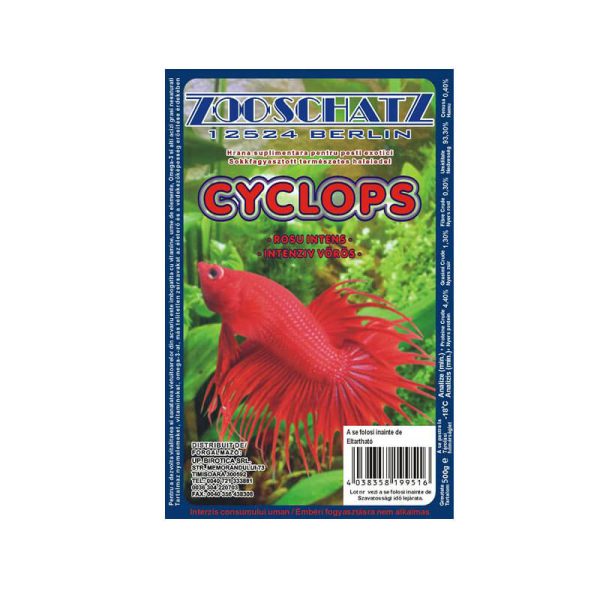 Cyclops rosu intens congelata 500 gr