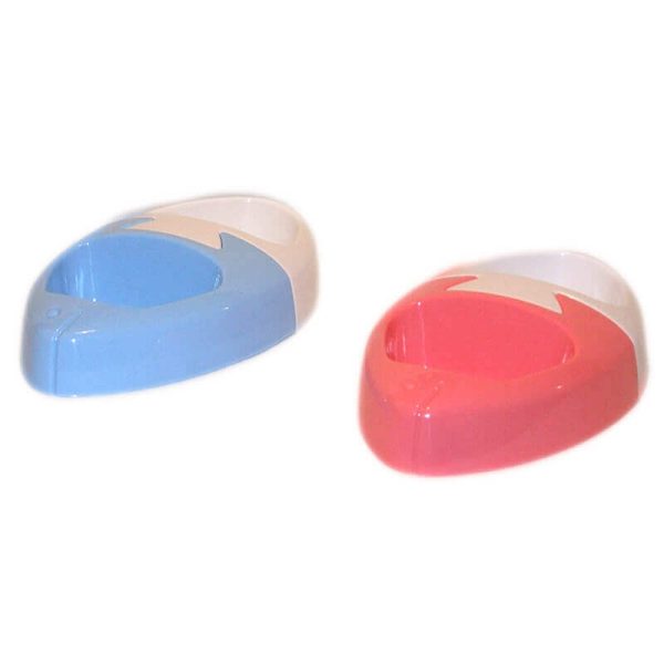 Castron dublu plastic cu forma de peste 0.5 l