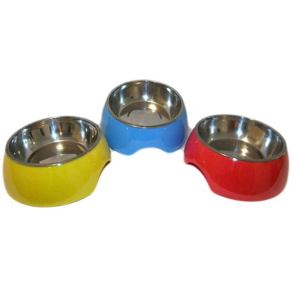 Castron inox si plastic simplu 0.7 l