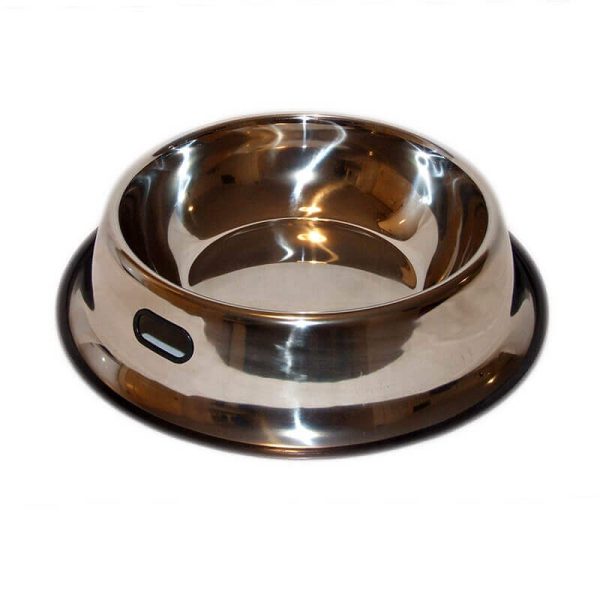 Castron inox cu margine cauciuc simplu 2.5 l