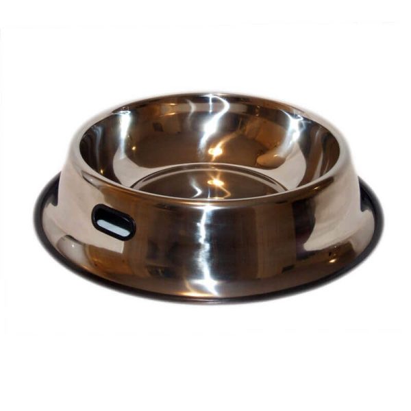 Castron inox cu margine cauciuc simplu 2.5 l
