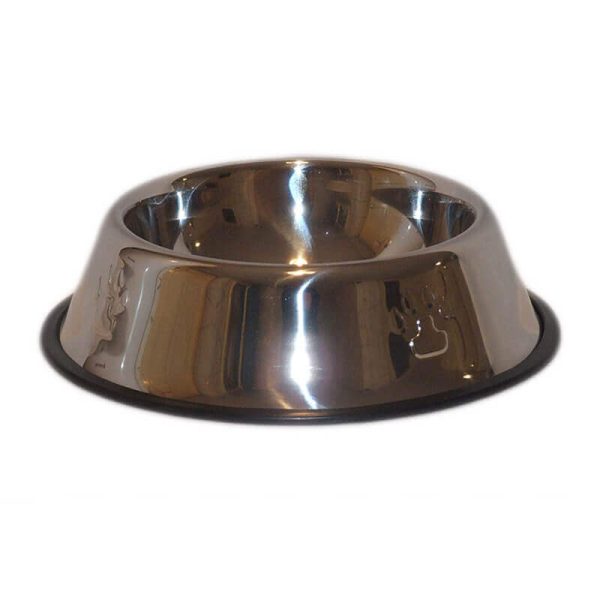 Castron inox cu margine cauciuc simplu 3.5 l