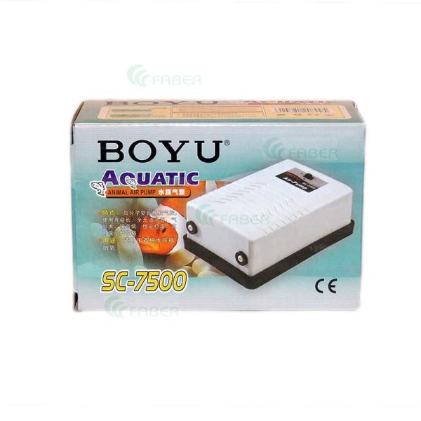 Pompa aer acvariu BOYU SC-7500 2*1.5 L/min 3.5 W
