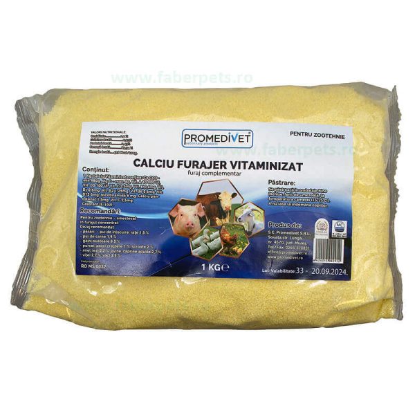 Calciu furajer vitaminizat 1 kg