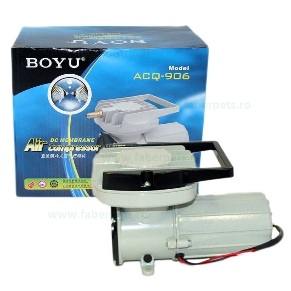 Compresor aer acvariu 12V BOYU ACQ-906 60W 120L/min
