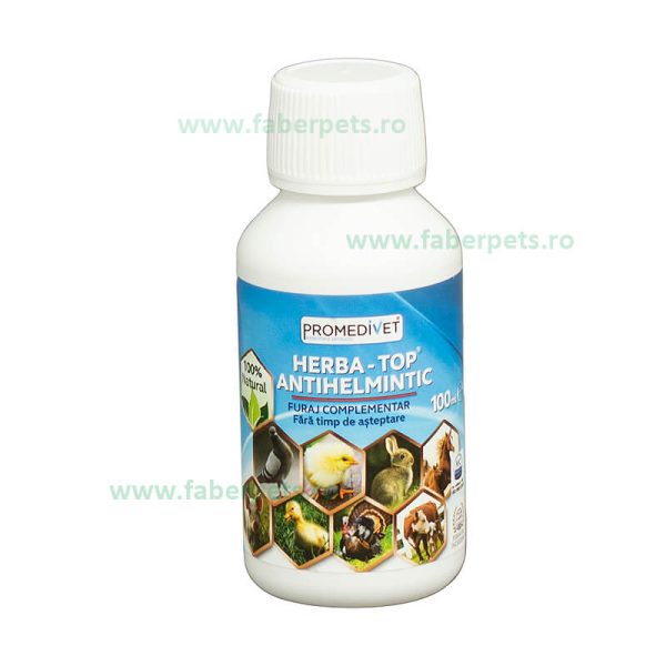 Herba-Top Antihelmintic pt. animale ferma 100 ml