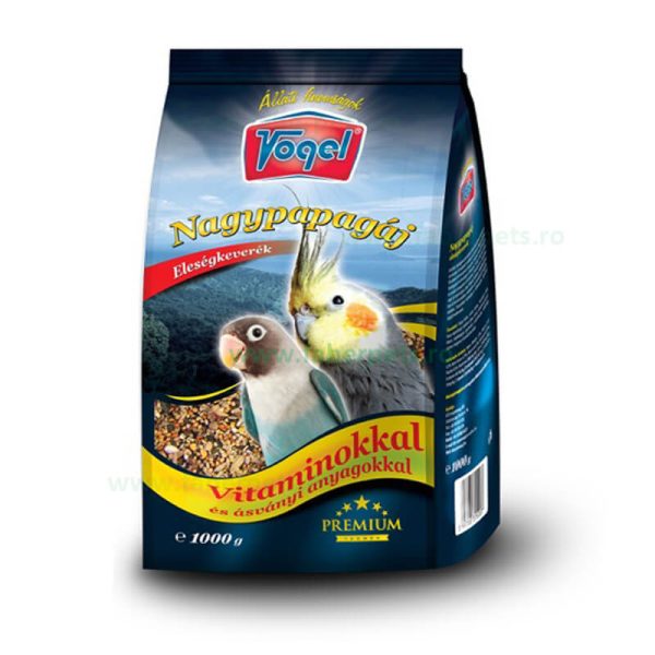 Hrana pentru Papagal Mare cu vitamine 1000 gr - PREMIUM