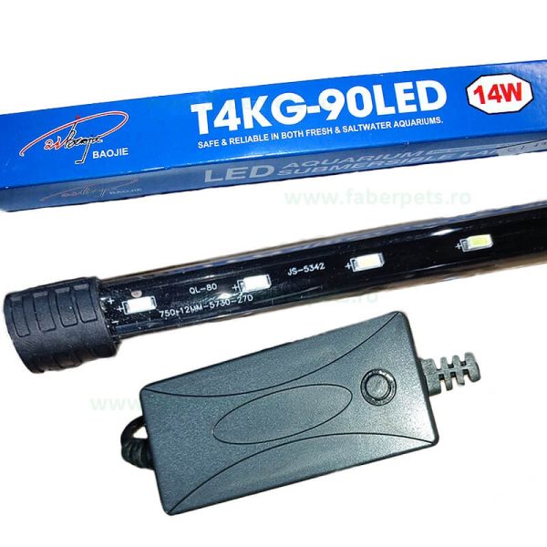 Lampa acvariu submersibila T4-LED 14-15W 90CM in dif. culori