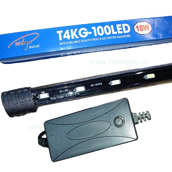 Lampa acvariu submersibila T4KG-LED 18W 100CM in dif. culori