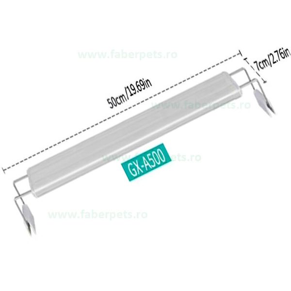 Lampa acvariu exterior cu LED, colorful 3 mod ROXIN GX-A500 14 W
