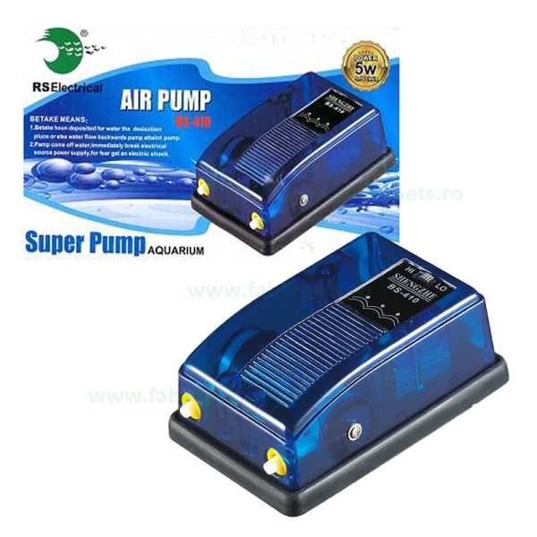 Pompa aer acvariu RS-410 2*1.75L/min 5W