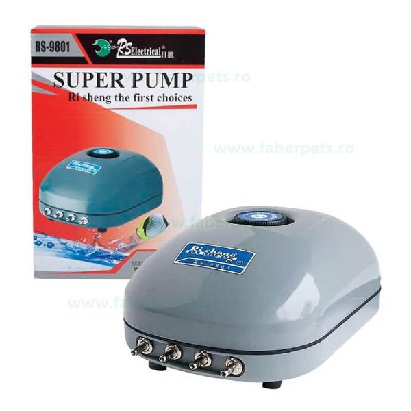 Pompa aer acvariu RS-9801 4*3L/min 12W
