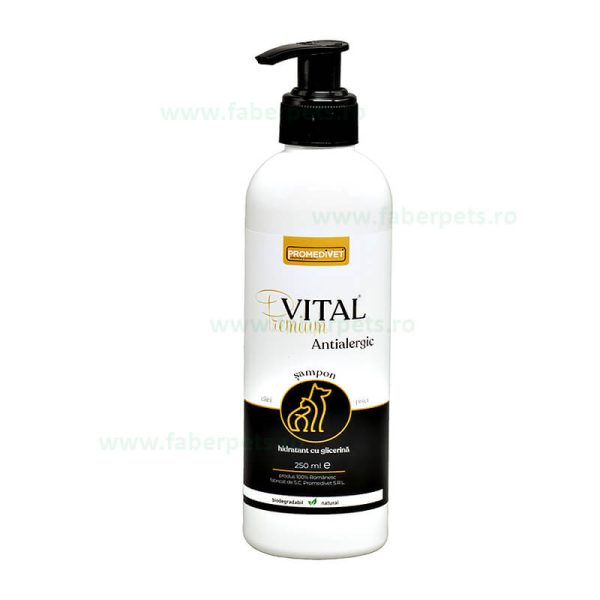 Sampon Premium-Vital Antialergic ptr. caini si pisici 250 ml