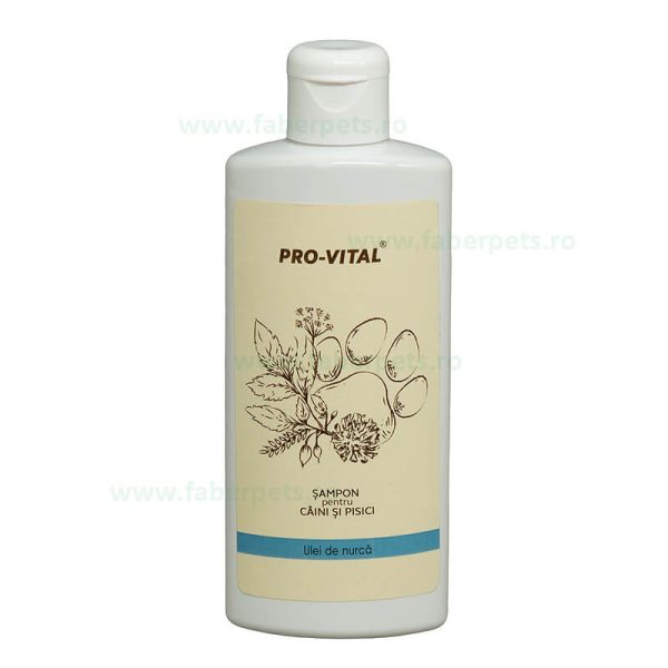 Sampon PRO-VITAL cu ulei de nurca caini si pisici 200 ml