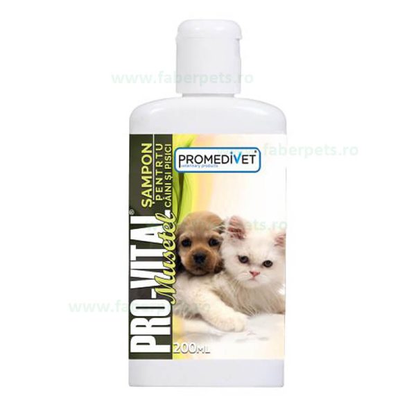 Sampon PRO-VITAL cu musetel caini si pisici 200 ml