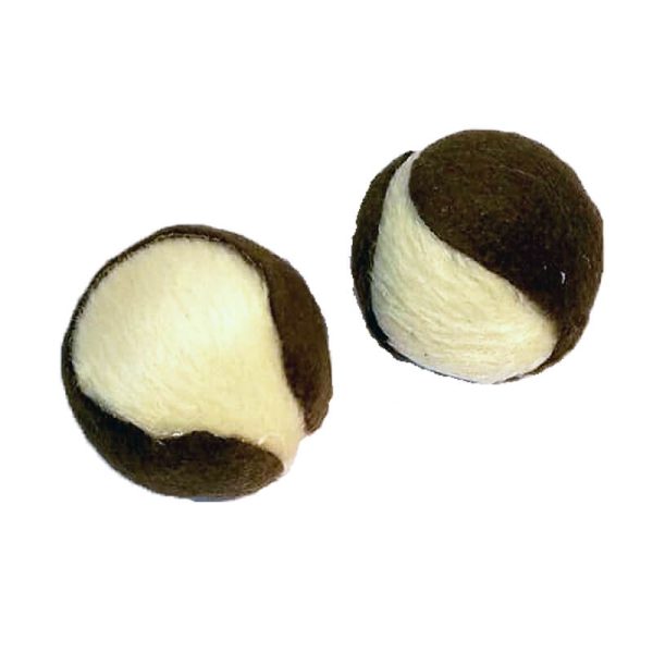 Jucarie pisici mingi 4 cm 2 buc/set