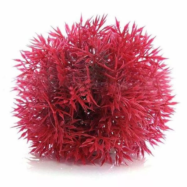 Plante artificiale acvariu sferic cu talpa - 7 cm