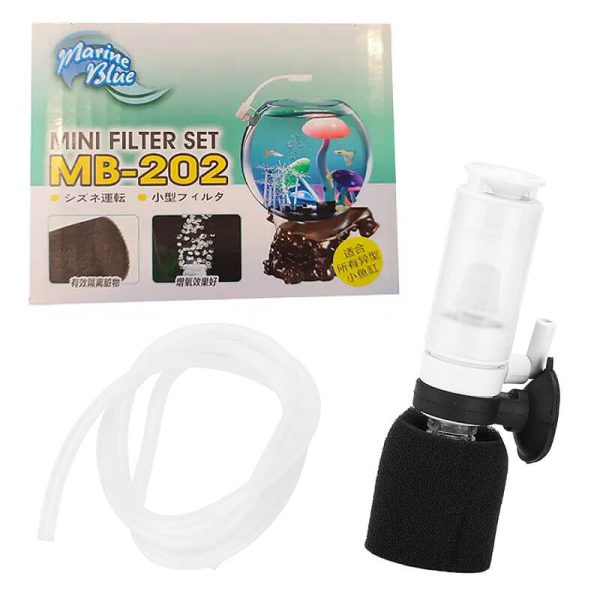 Set pompa aer cu minifiltru MB-202 1.2L/min 2W