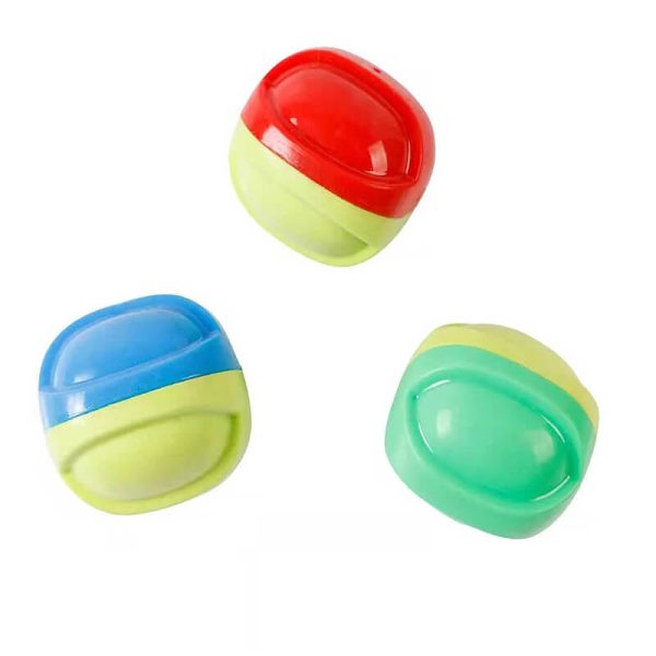 Minge cauciuc oval bicolor 8 cm