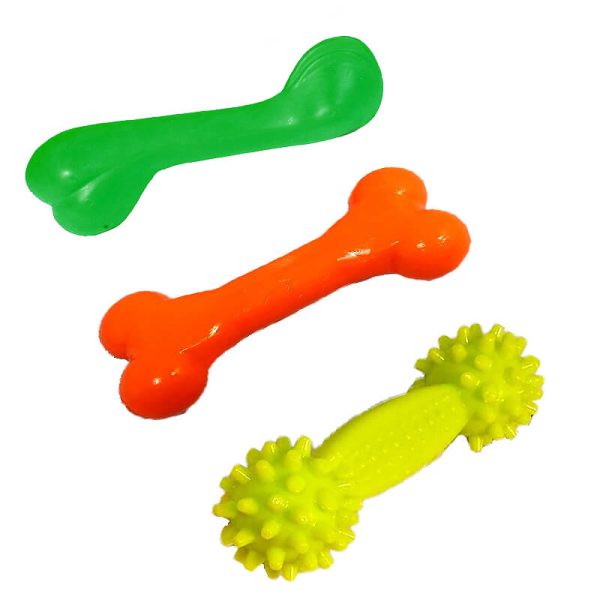 Set jucarie mixt cauciuc 3 buc/set
