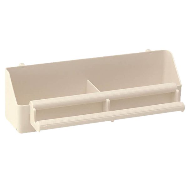 Hranitor-adapator simplu alb cu 2 compartimente 2*150ml, 21 cm 2/set