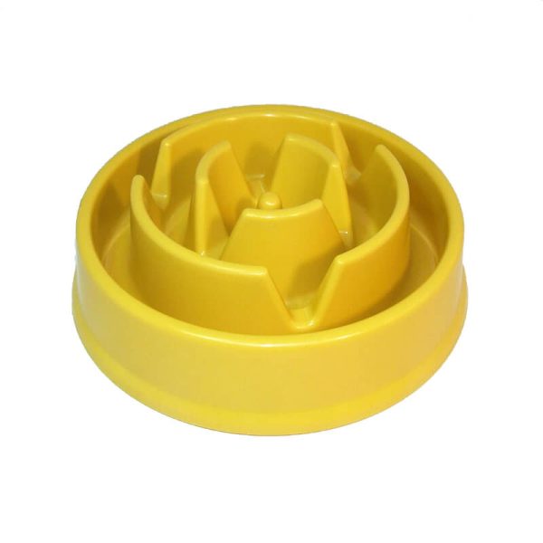 Castron plastic rotund cu crestaturi 0.45 l