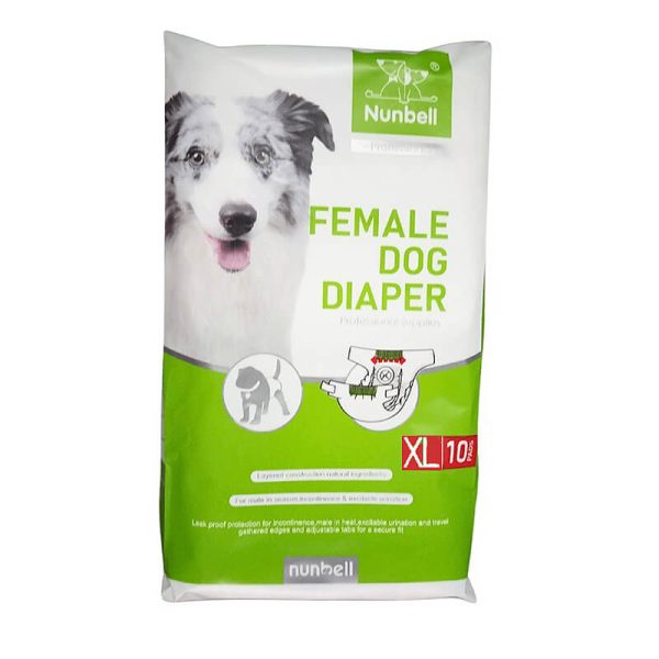 Scutece pentru animale XL 10 buc 15-26 kg