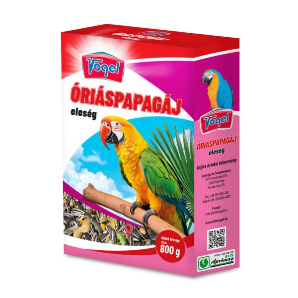 Hrana pentru papagal urias 800 gr 6/set